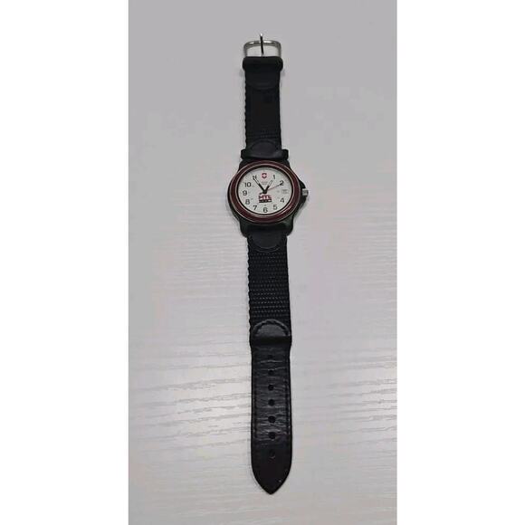 Swiss Army Watch Mens W/ MTL Logo and OEM Strap Needs Battery W94 main image 9
